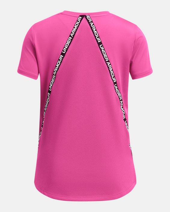 Girls' UA Knockout T-Shirt, Pink, pdpMainDesktop image number 1